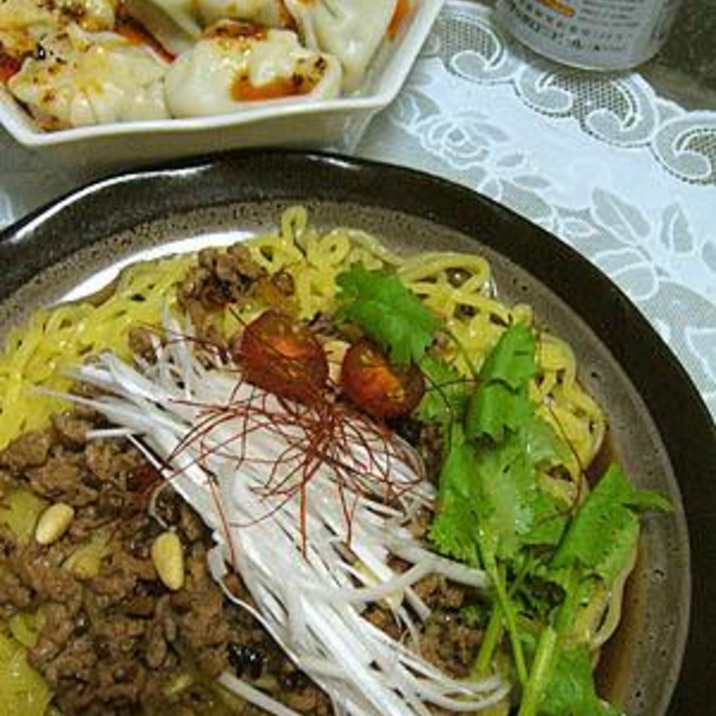 四川風　本格汁なし担々麺